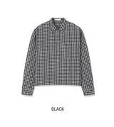 Mog Crop Check Shirt