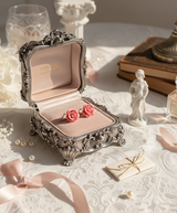 [Hearts2Hearts Ana Piercing] Petit Rose Cabochon Piercing - Pink