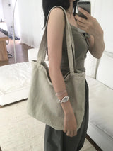 Oatmeal Washed Eco Bag