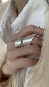 Silver dressing ring