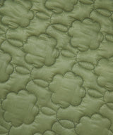 Women’s Clover Heart Quilted Short Vest Olive