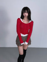  teenage u neck t-shorts (4color)