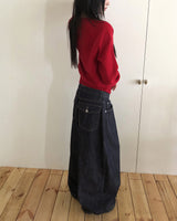 Yuki Raw Denim Balloon Pocket Pants
