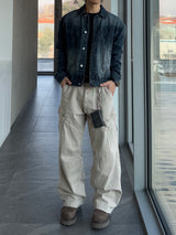 Sculp Crop Western Denim Jacket (No.848)