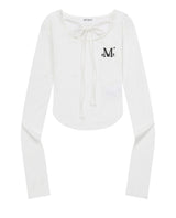VERION STRAP RIBBON LONG SLEEVE T (4COLOR)