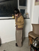 (3colors) cuty prison knit hoodie
