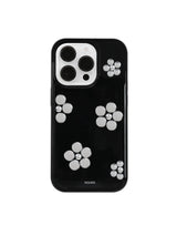 flower stud case (black)