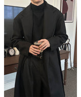 [F/W] ベーシックローブロングコート(2color)