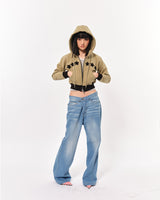 Bluesf Star Dusty Hood zip-up - WOMEN'S