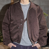 Harrington blouson jacket / Brown