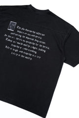 BBD クラッシュドフェイスTシャツ (Black)