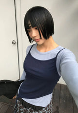 ブルームカーブフリルスカート