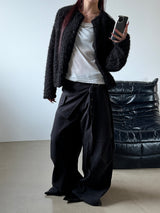 [Unisex] アルパカファーカーディガン(2color)