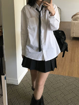 ベーシックコットンシャツ (one color)