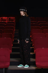TURTLENECK KNIT T SHIRT / BLACK