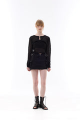 コリチューブトップボレロセット/ブラック