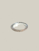 Sun Glitter Eternity Ring 2mm - Cognac