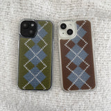 CLASSIC ARGYLE HARD JELL CASE_BROWN
