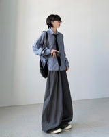 Deo ストライプクロップシャツ