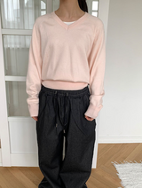 Loosefit v neck knit(8color)