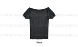 WAVE BOAT-NECK TOP
