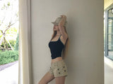 double square halter top(4 color) 