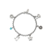 star mix bracelet silver