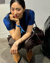 [Worn by aespa Ningning, Giselle, Park Jin-joo, Ria Kim, Oh Yeon-seo, Ye-won] ボール925シルバー+ 14kゴールドメッキ調整可能サイズリングR045-02G