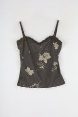 Flower Mesh Blanc Sleeveless