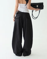 [UNISEX] ワイドバルーンオーバーサイズフィットスラックス