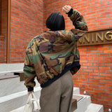 RS PROJECT R IC BOMBER CAMO JACKET