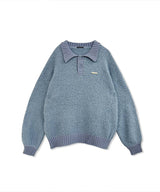 UNISEX ルーズポロニット