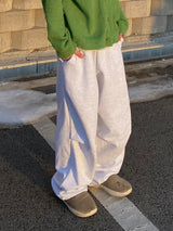 Pintuck Balloon Sweatpants 3C