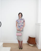 [香] Belle Lace Midi Skirt (3-way) (Gray)