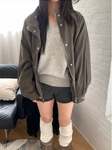 Urban cotton blouson jacket(2color)