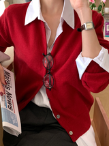 Pomer Basic Button Cardigan / 7 colors