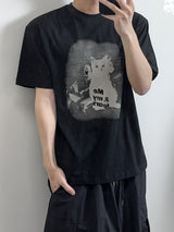 フィアーキャットハーフTシャツ