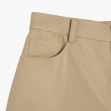 Stranger Regular Fit Cotton Short Pants (Beige)