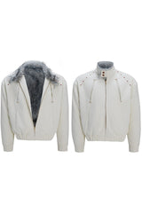 Reversible Fur Heavy Puffer Jacket