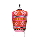 Pink Pattern Knit Vest