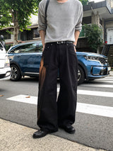 Ren カーブド ワイドパンツ