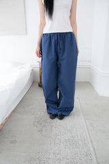 blue cotton banding pants(2colors)