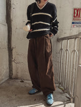 Philo Two Pintuck Washed Pants