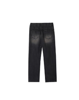 Baski Teen Washed セミバンディングデニムパンツ