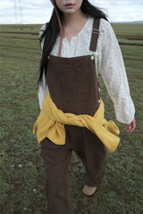 Bonnie Balm Cotton Overalls (3color)