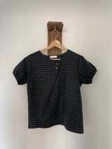 ritten check blouse
