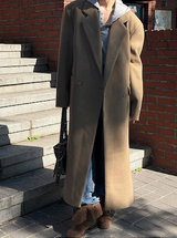 [Unisex] マックスダブルロングコート(2color)