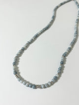 MADE cream blue necklace