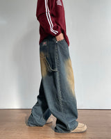 Donley Patch Denim Pants
