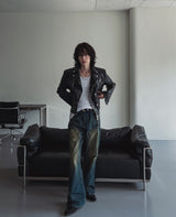 Siren biker leather jacket
